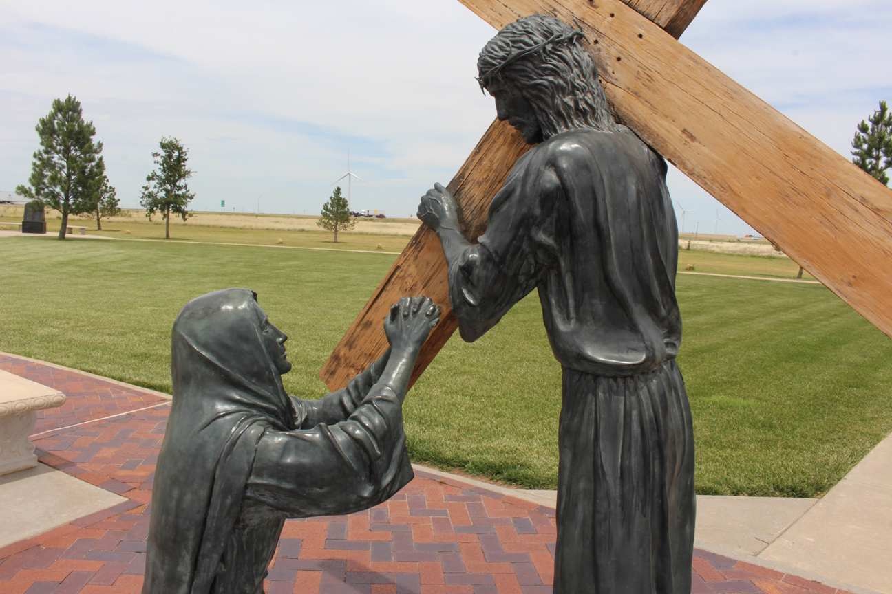 Station 4 at the Cross of Our Lord Jesus Christ in Groom, Texas.